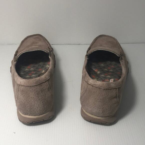 NWT Skechers Relaxed Fit Air-Cooled Memory Foam Brown Suede Slip-On Shoes 8.5 - Picture 5 of 7